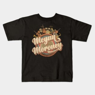 Music Tour Vintage Retro // Megan Ann Moroney Kids T-Shirt